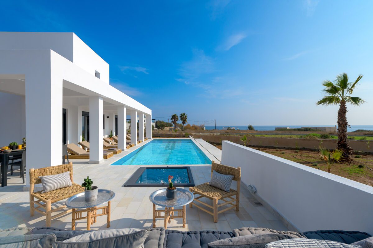 Luxury villa in Southern Rhodes. Seawater Villa